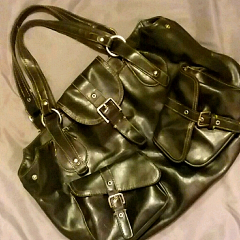 EMILY M LEATHER BAG